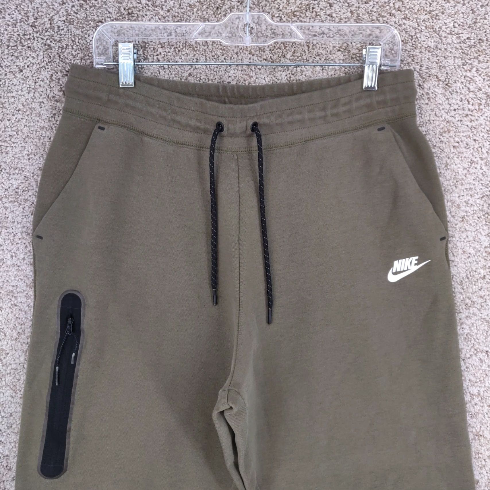 Nike Nike Women’s Tech Fleece Jogger Pants L Green - Athletic, Casual Sportswear, Yoga, Gym & Training, Tapered, Classic Logo Size 36" / US 14 / IT 50 - 2 Thumbnail