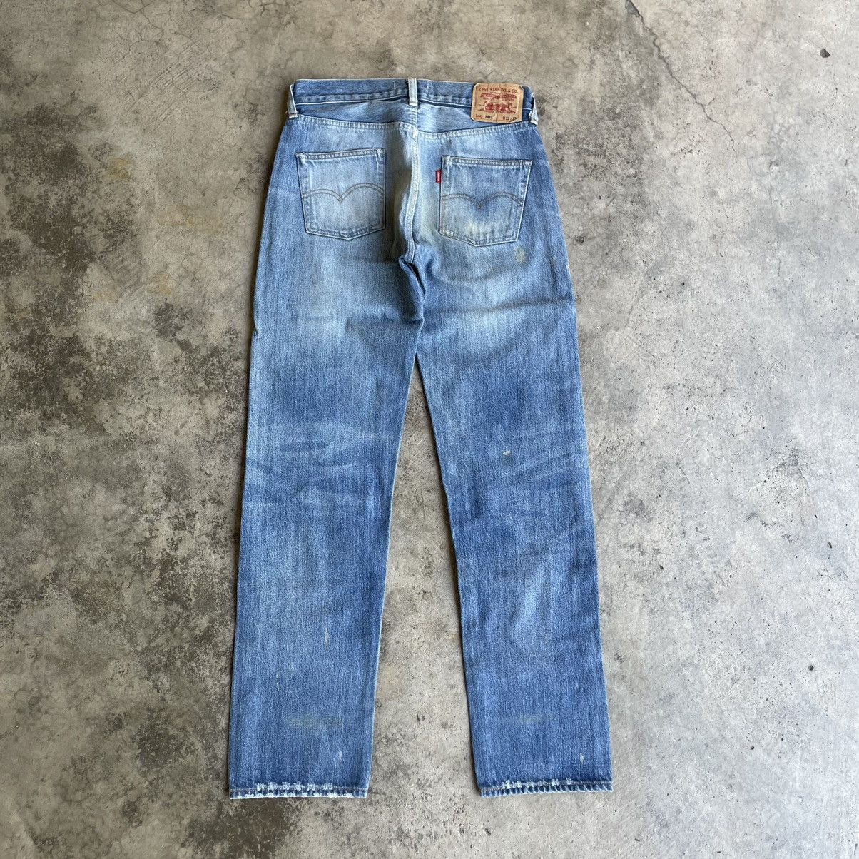 Levi's Vintage Clothing 🔥Vintage Levis 501 Splatter Paint Ripped Distress Jeans Size US 29 - 4 Thumbnail