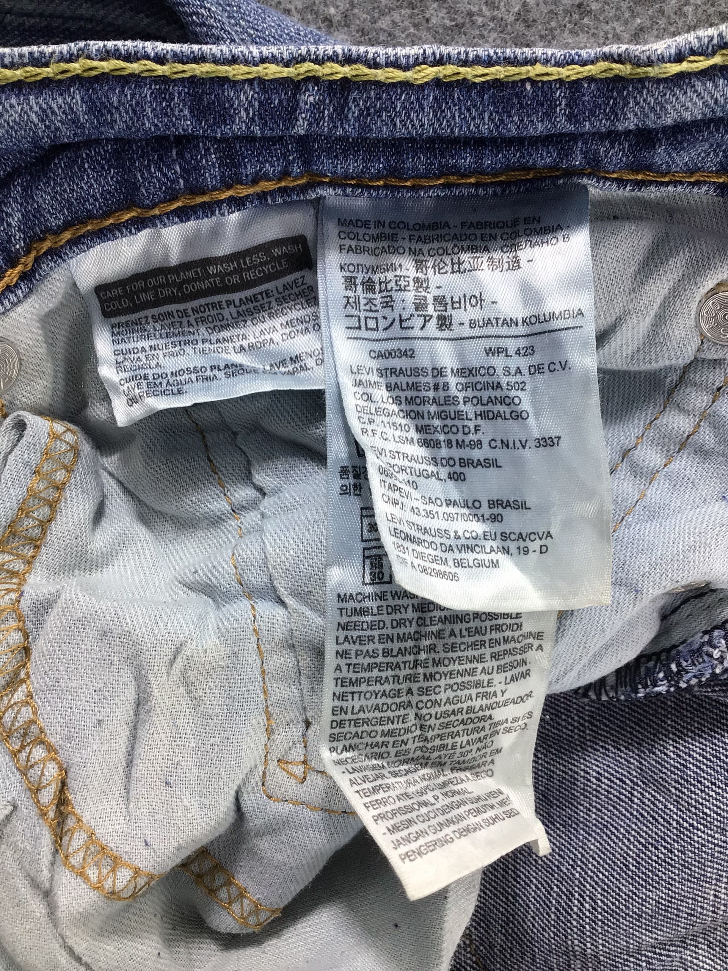 Levi's Vintage Levis 514 Jeans-J496 Size US 36 / EU 52 - 11 Thumbnail