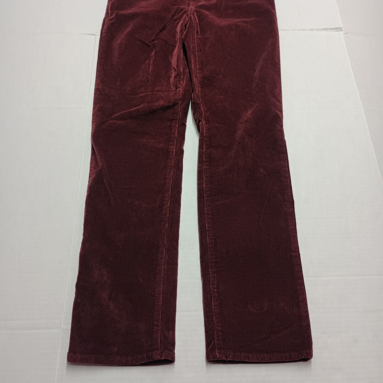 Levi's Levi's 724 High-Rise Slim Straight Jeans 8M 29x32 Burgundy Size 29" - 3 Thumbnail