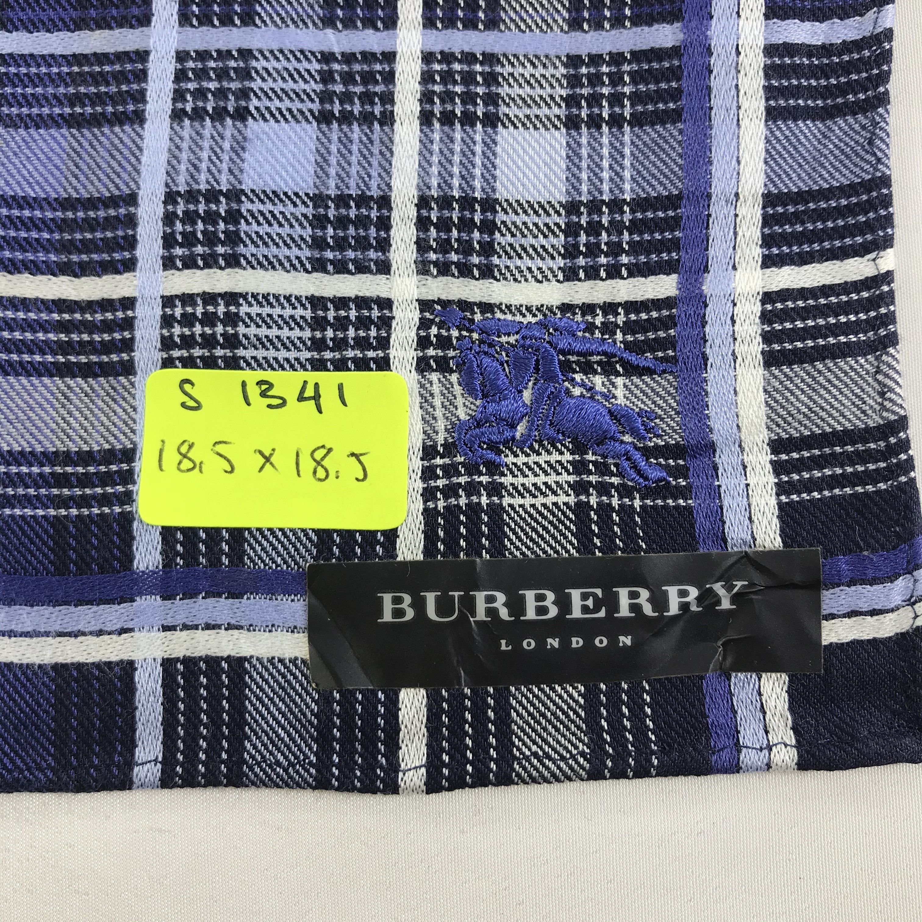 Burberry × Vintage Burberry Bandana / Handkerchief / Neckerchief - S1341 Size ONE SIZE - 5 Thumbnail
