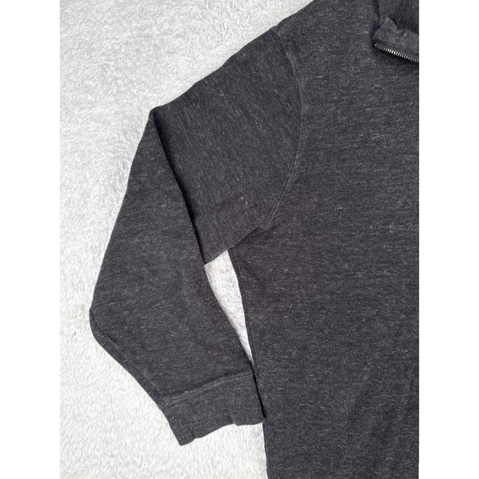 Polo Ralph Lauren Polo Ralph Lauren Sweater Men XL Gray Mock Neck 1/4 Zip Estate Rib Pullover Knit All Seasons Size US XL / EU 56 / 4 - 3 Thumbnail