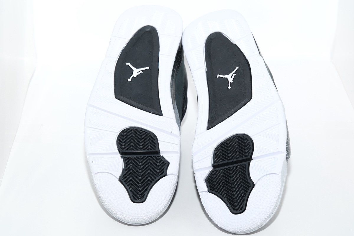 Jordan Brand Nike Air Jordan 4 2024 Retro Fear Black White FQ8138-002 Size US 11.5 / EU 44-45 - 6 Thumbnail