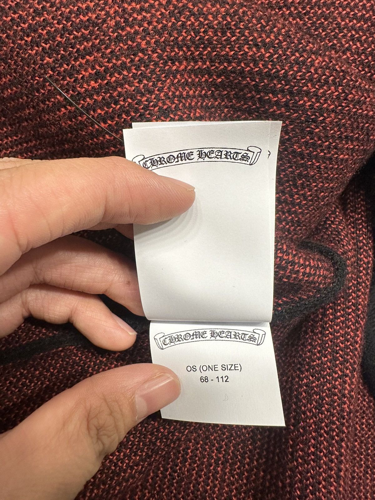 Chrome Hearts 🔥Chrome Hearts Black Cashmere with Red Fleur Cross Sweater🔥 Size US XL / EU 56 / 4 - 7 Thumbnail