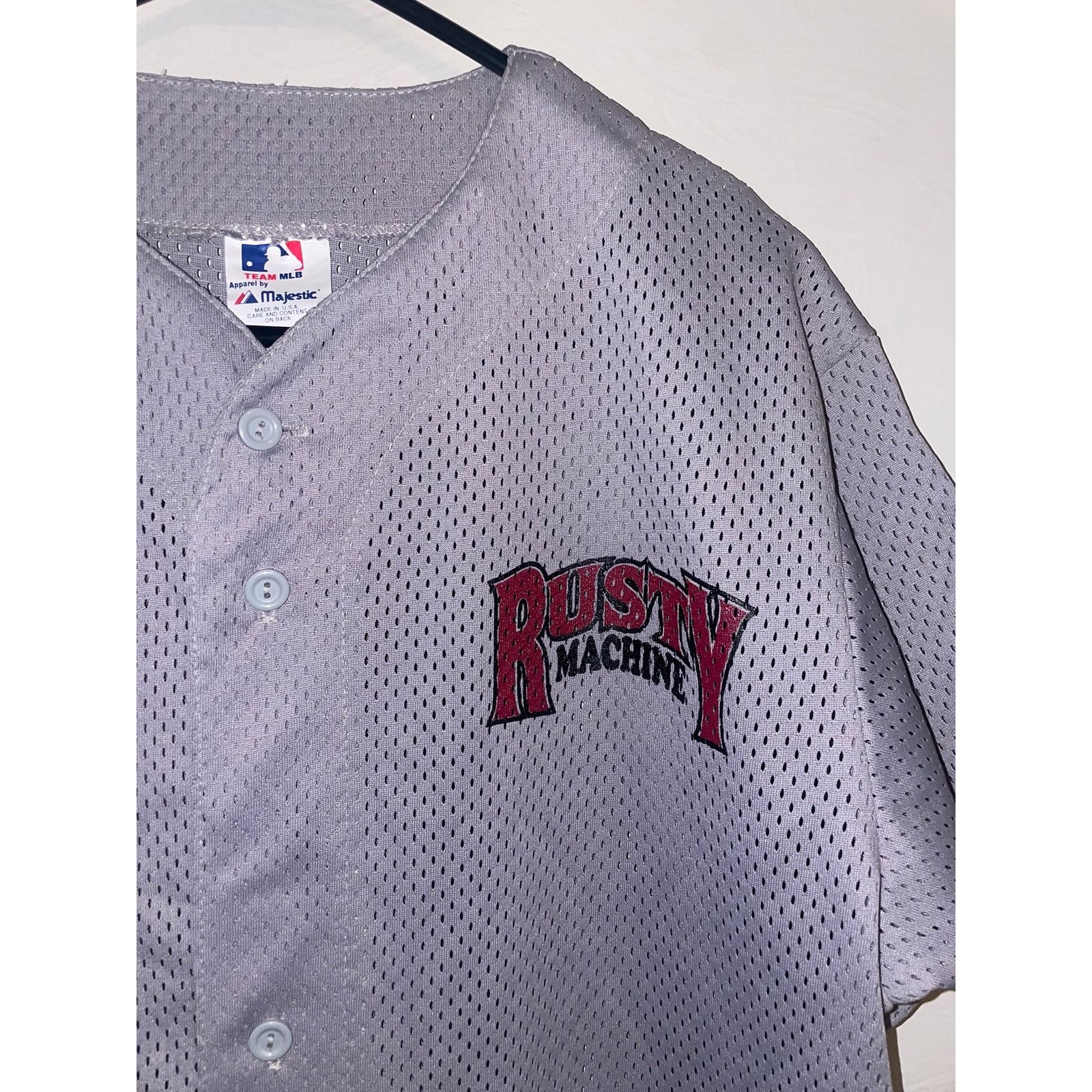 Majestic Vintage MLB Jersey Rusty Machine #7 Baseball Active M Medium Size US M / EU 48-50 / 2 - 2 Thumbnail