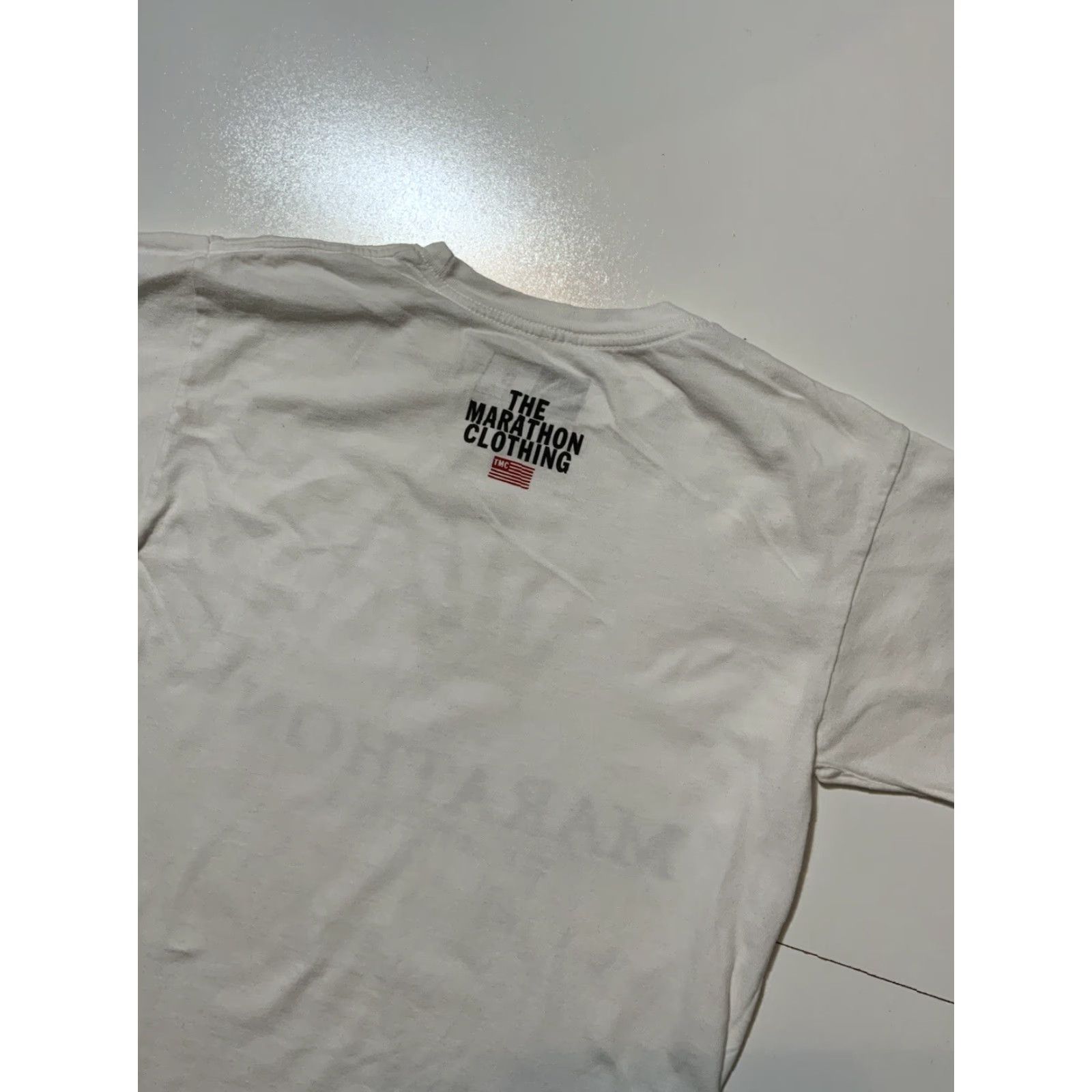 Vintage VINTAGE The Marathon Clothing Nipsey Hussle Crown White S/S Crewneck Graphic T-Shirt SM Size US S / EU 44-46 / 1 - 4 Thumbnail
