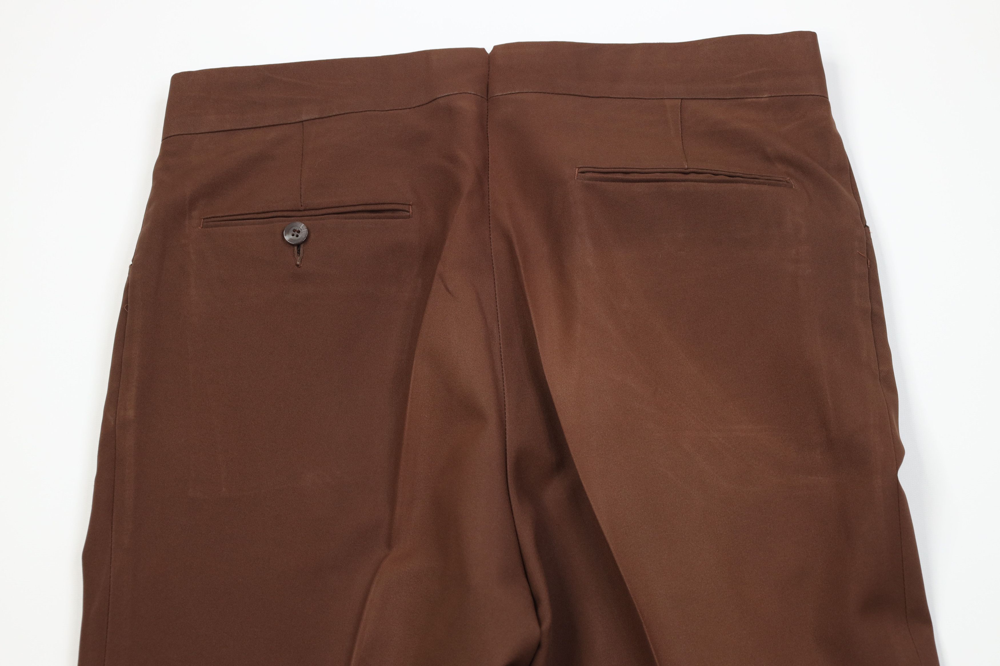 Vintage Vintage 70s Streetwear Knit Bell Bottoms Chino Pants Brown Size US 36 / EU 52 - 11 Thumbnail