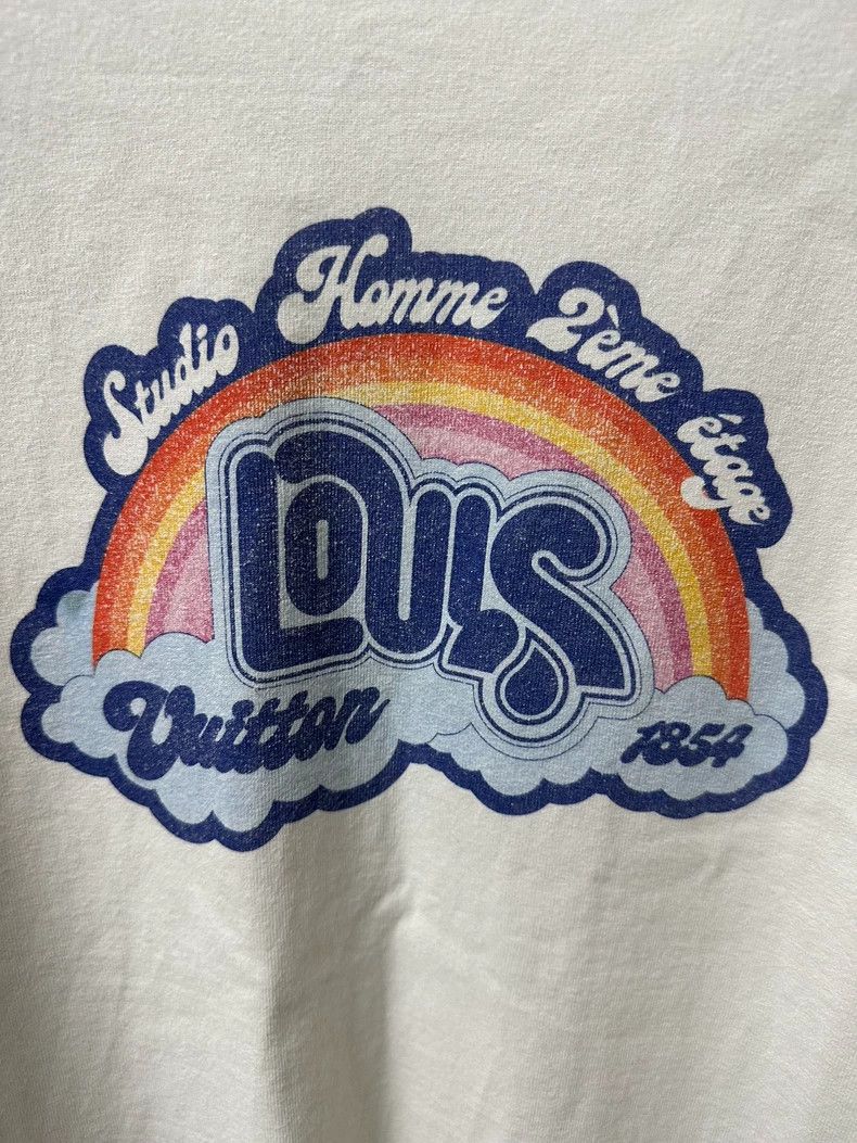 Louis Vuitton Louis Vuitton SS23 Rainbow Letter Printed Round Neck Short Size US S / EU 44-46 / 1 - 3 Thumbnail