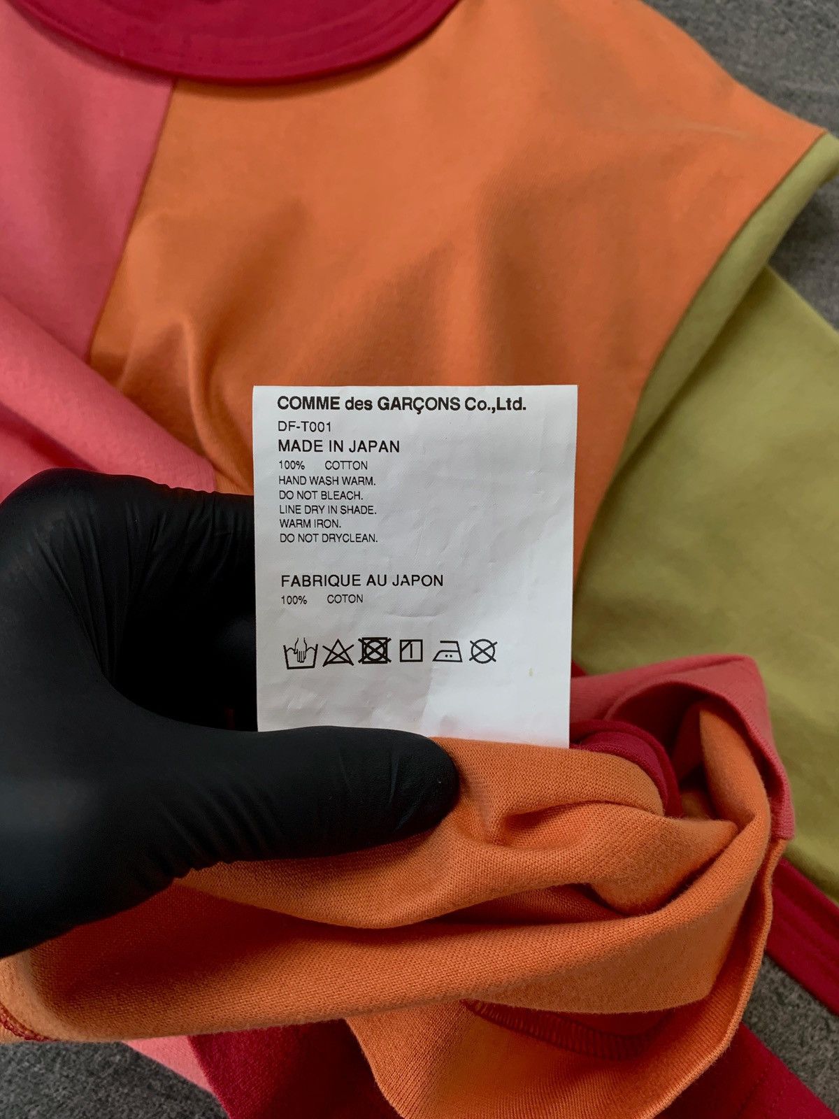 Comme des Garcons Homme Deux Color Block Longsleeve tee Size US M / EU 48-50 / 2 - 8 Thumbnail