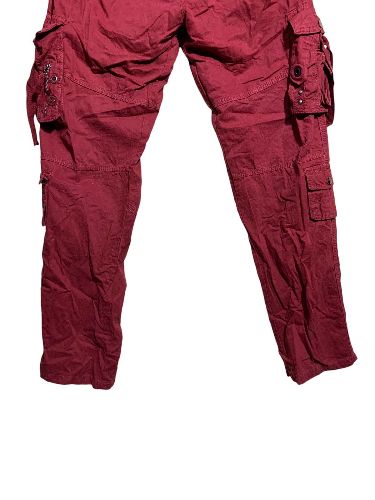 If Six Was Nine × Japanese Brand × Seditionaries 🔥RED TACTICAL SIX POCKETS PANTS W38 Size US 38 / EU 54 - 2 Thumbnail