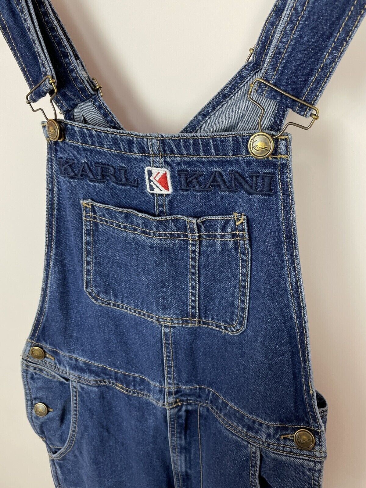 Karl Kani Men's Karl Kani Blue Denim Overalls Jumpsuit Pants Jeans Size US 30 / EU 46 - 4 Thumbnail
