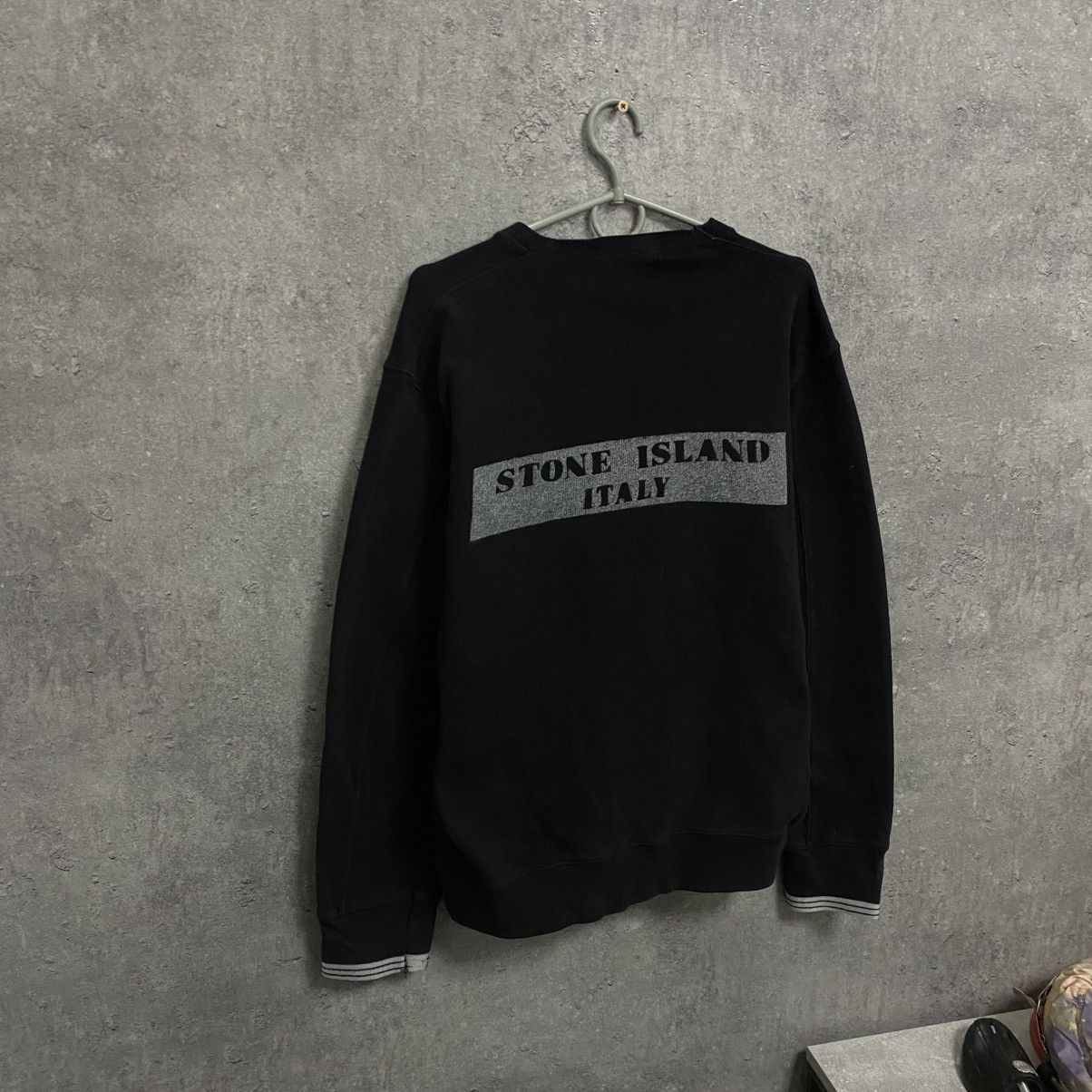 Stone Island Vintage Stone Island Italy Big Logo Crewneck Sweatshirt Size US M / EU 48-50 / 2 - 2 Thumbnail