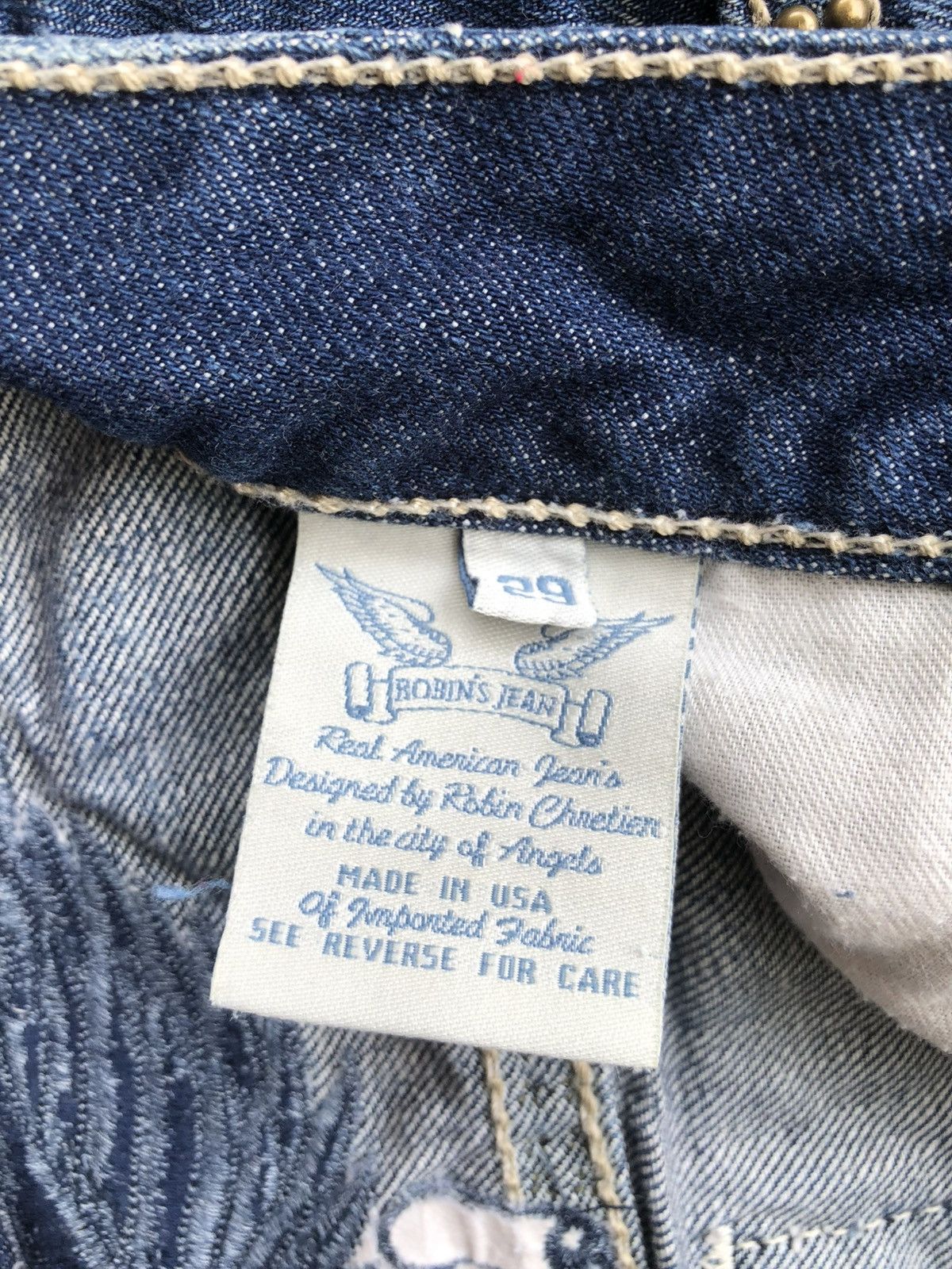 Robins Jeans Robins Jeans Distressed Jeans Size US 30 / EU 46 - 19 Thumbnail