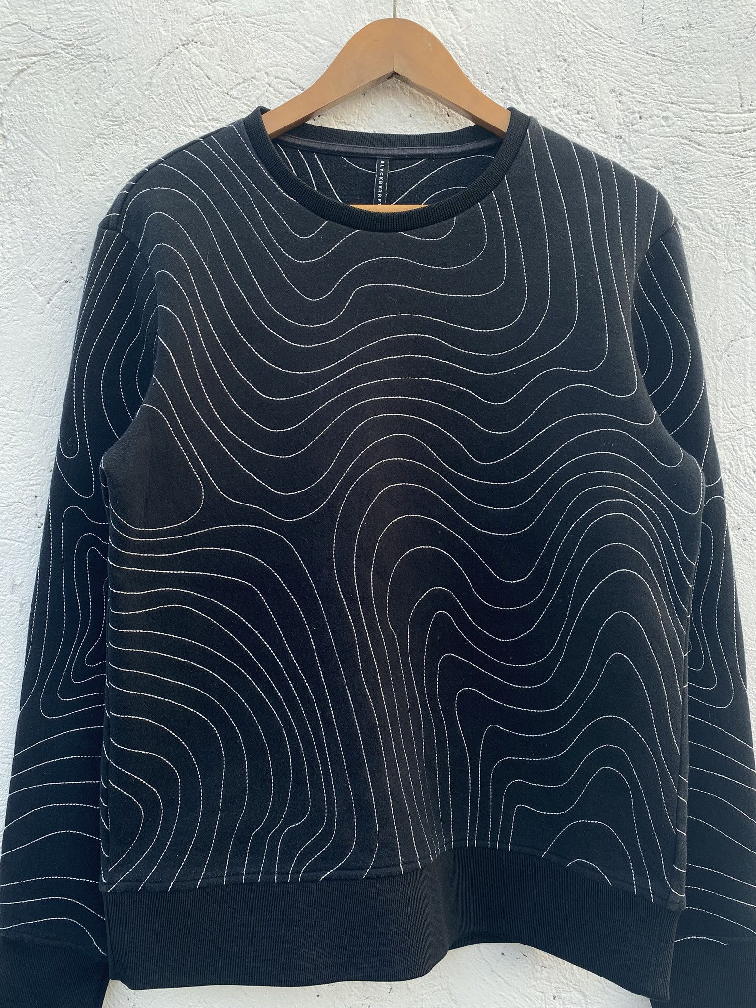 Black Barrett F/W 16 Embroidered Illusion Sweater Size US M / EU 48-50 / 2 - 3 Thumbnail