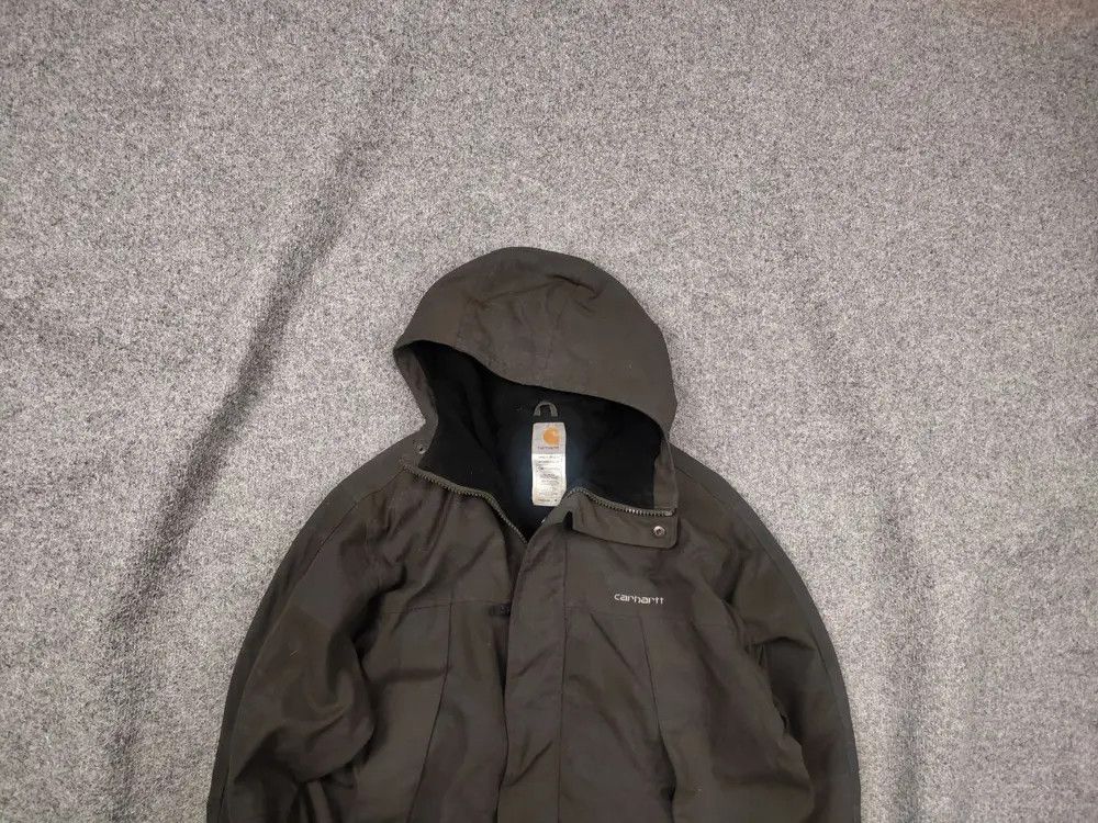 Carhartt Carhartt Vintage camo green reflective Hooded Fleece Jacket Size US M / EU 48-50 / 2 - 1 Thumbnail