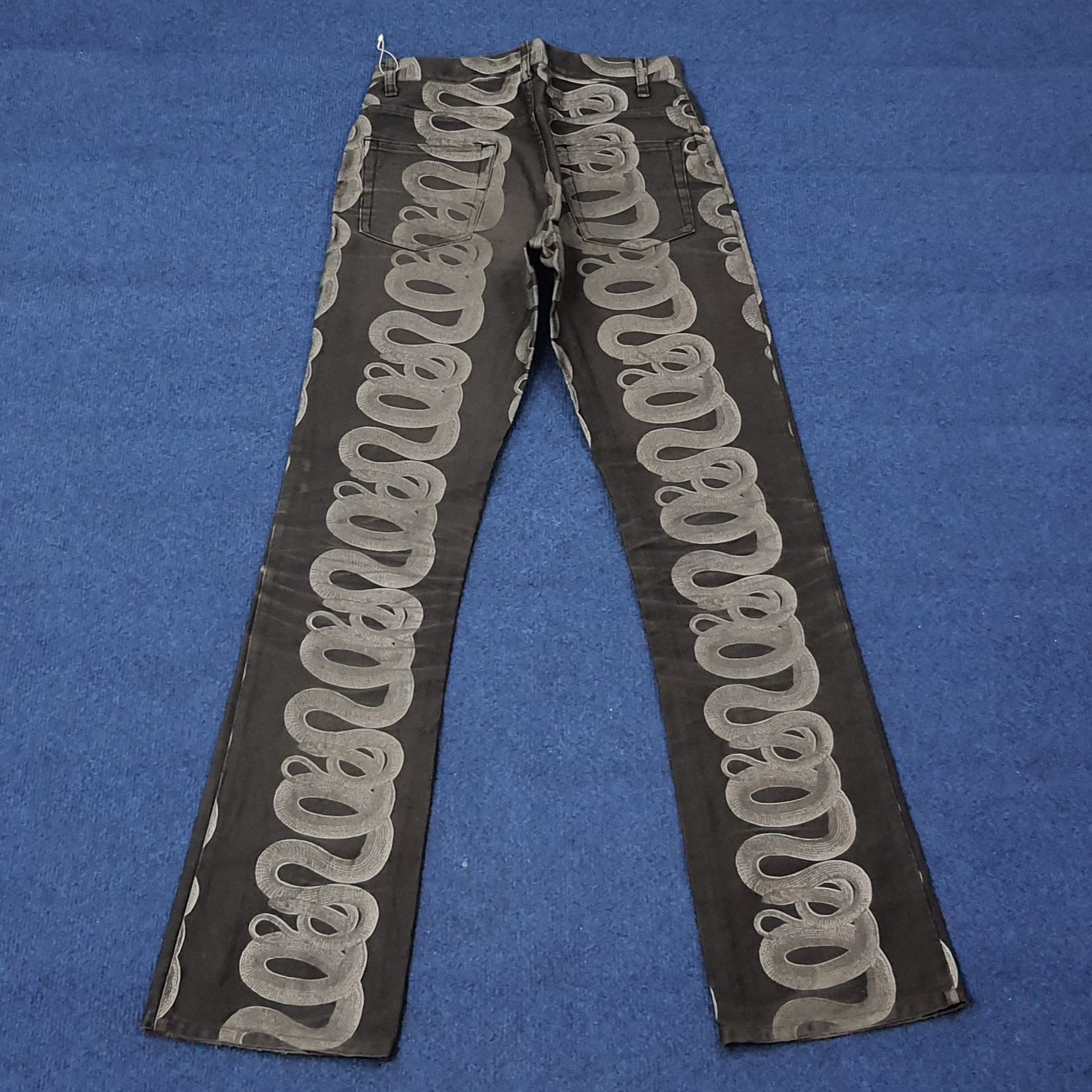 Hysteric Glamour Vintage Hysterics Snake Loop Denim Jeans C265N11 Size 25" / US 0 / IT 36 - 3 Thumbnail