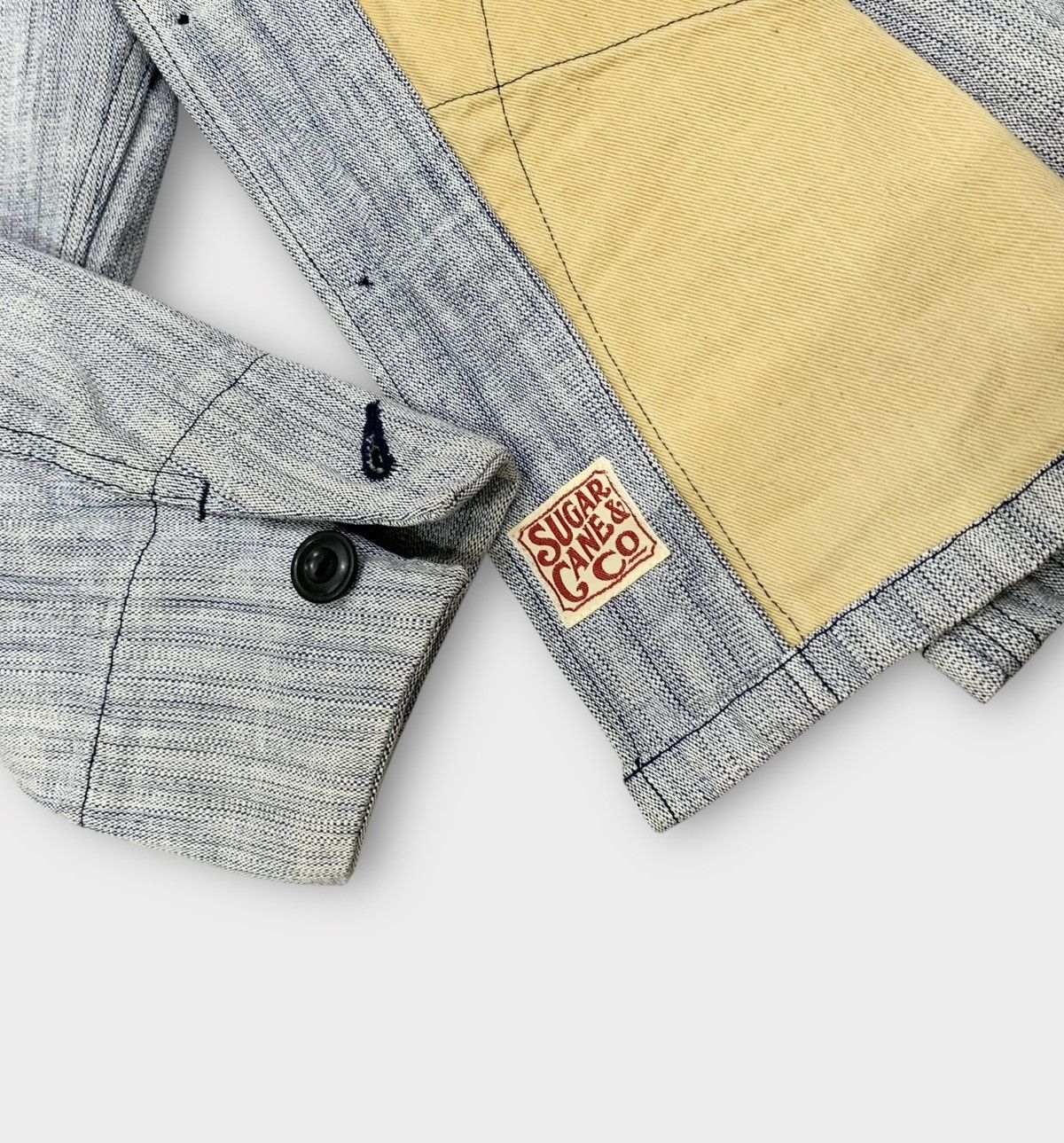 Sugar Cane VINTAGE SUGAR CANE CHORE DENIM JACKET TOYO ENTERPRISE JAPAN Size US M / EU 48-50 / 2 - 10 Thumbnail