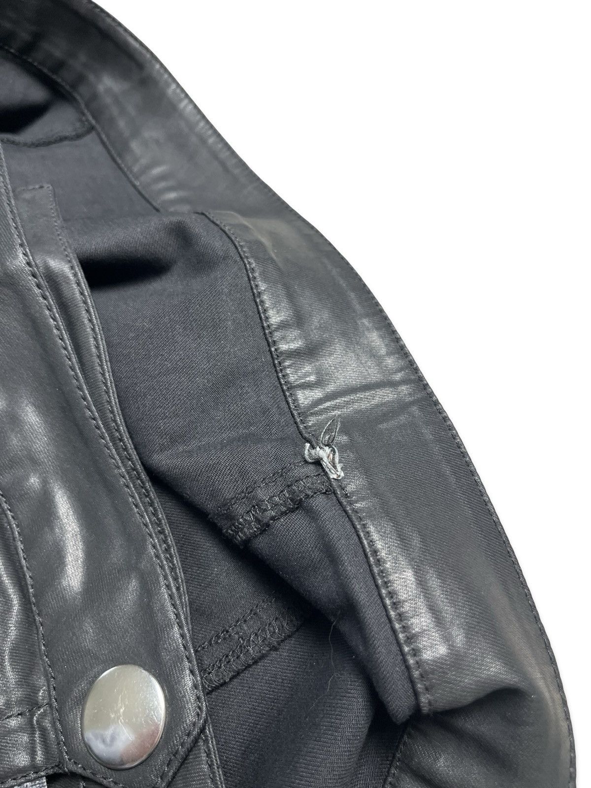 Cop Copine Asymetric CopCopine leather skirt | 38 Size 27" / US 4 / IT 40 - 13 Thumbnail