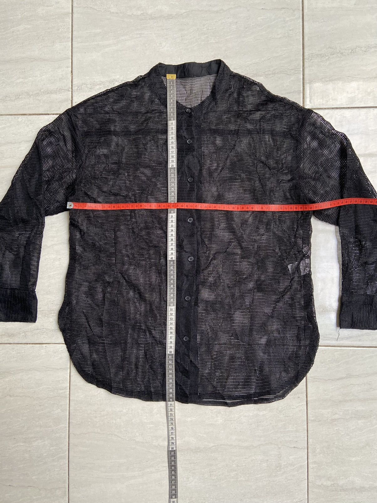 Designer × Japanese Brand LINEUCE Japanese Brand Mesh Shirt Size US S / EU 44-46 / 1 - 7 Thumbnail