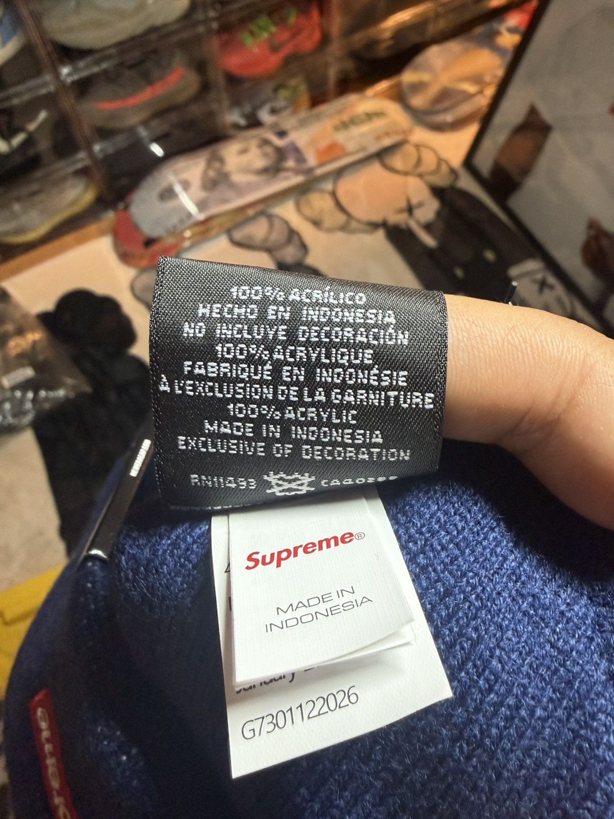 New Era × Supreme Supreme New Era Stars Beanie Size ONE SIZE - 4 Thumbnail