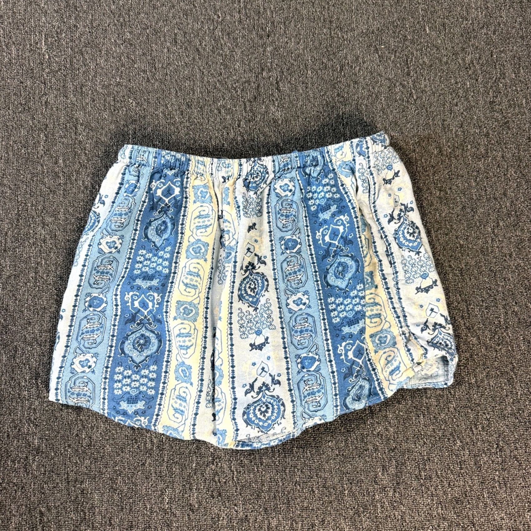 Abercrombie & Fitch VINTAGE Abercrombie & Fitch Shorts Womens S Blue Y2k Flirty Coastal Lounge Mini Size 28" / US 6 / IT 42 - 2 Thumbnail
