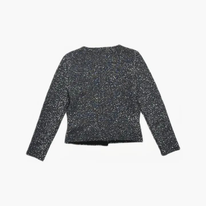 Gucci Gucci Sparkling Gray Cardigan Sweater-2507 Size L / US 10 / IT 46 - 2 Thumbnail