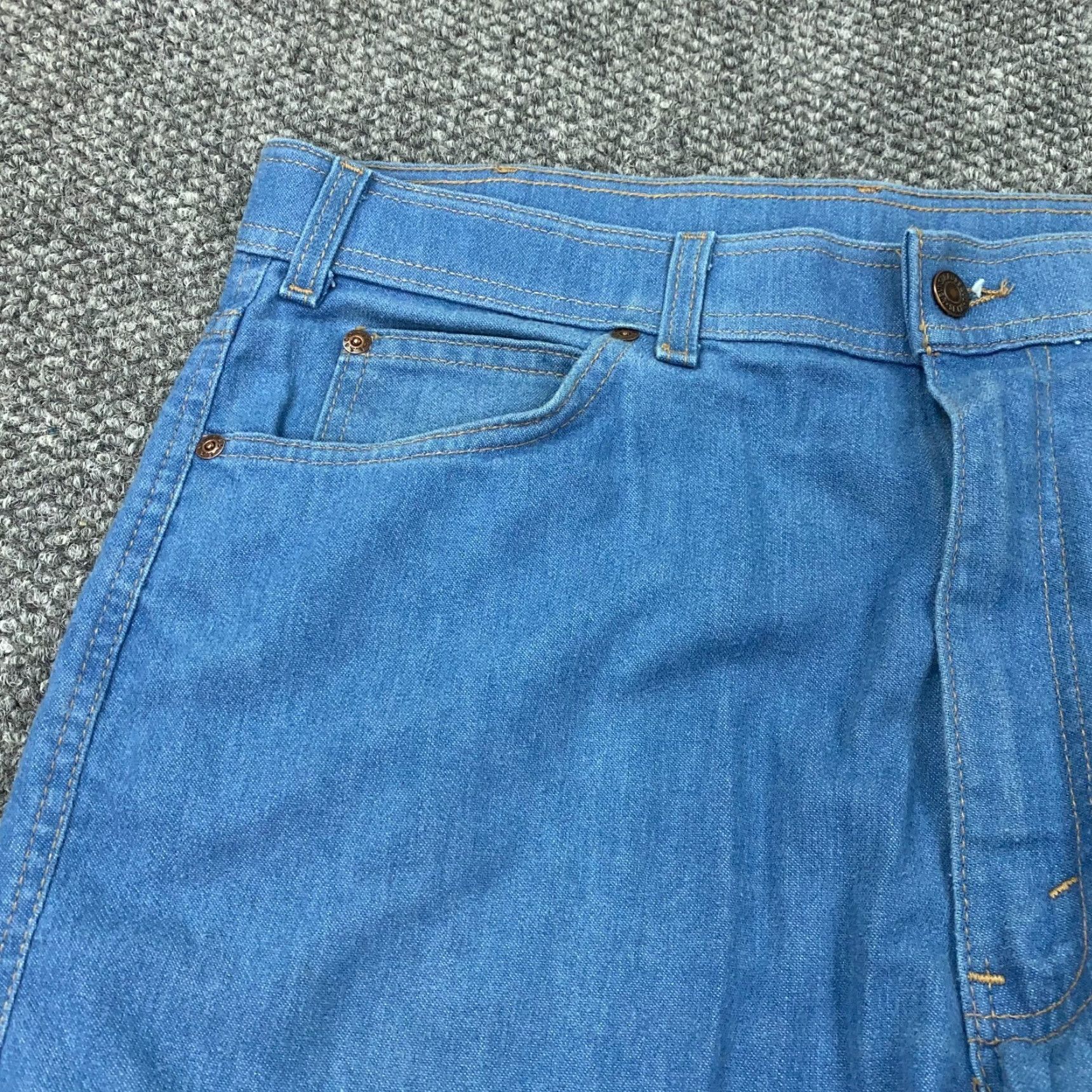 Levi's VINTAGE Levi's Jeans 38x31 Mens Blue 80s Western Denim 5-Pocket Relaxed Straight Made in USA Clothing Mens Size US 36 / EU 52 - 3 Thumbnail