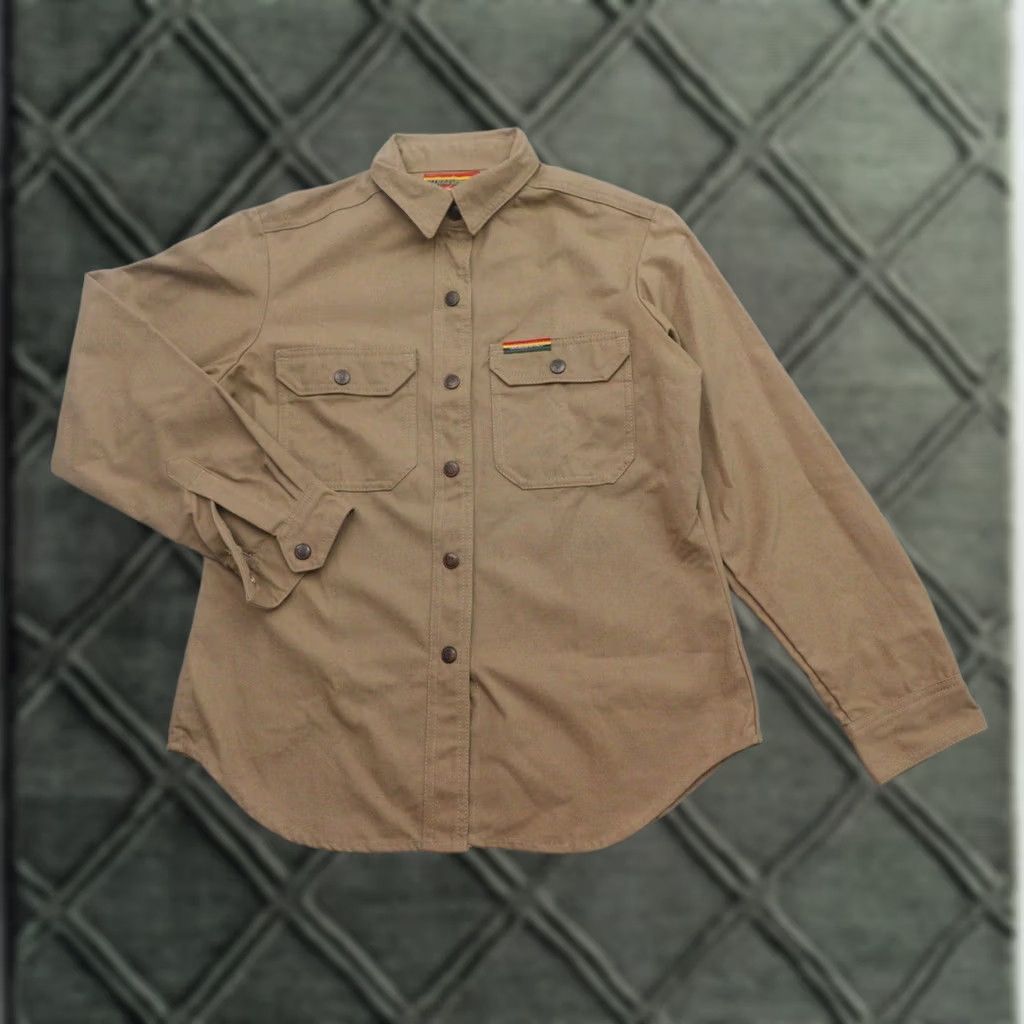 Vintage VINTAGE Windjammer Stearns Beige Jacket Shirt? Size US L / EU 52-54 / 3 - 1 Thumbnail