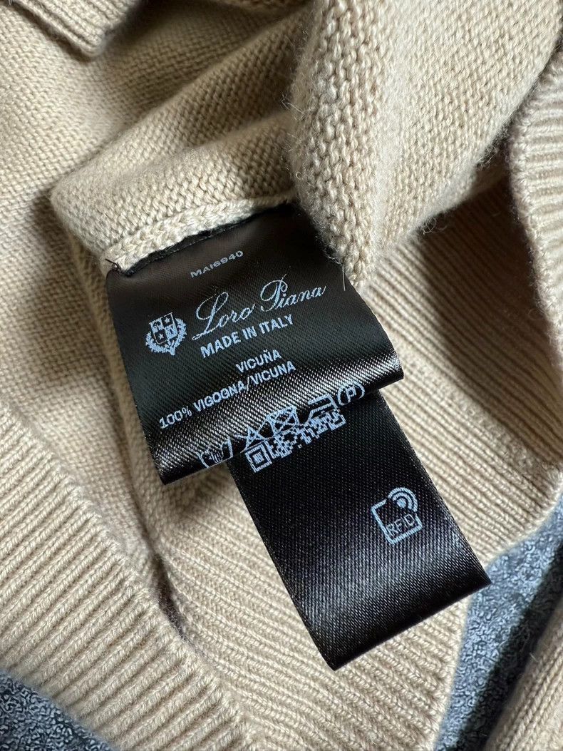 Loro Piana Loro Piana Women's High-Neck Vicuna Sweater Size US L / EU 52-54 / 3 - 6 Thumbnail