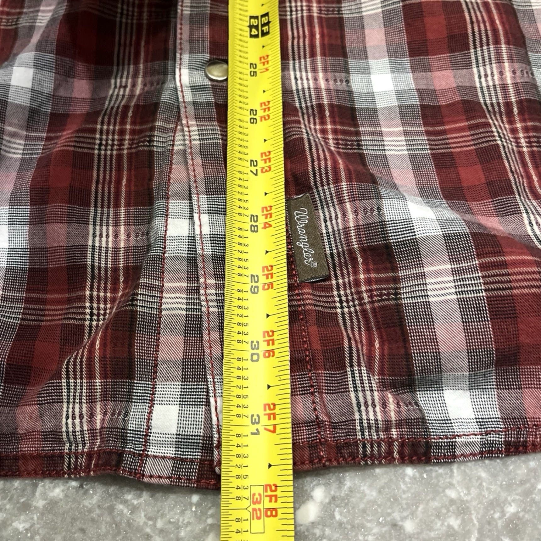 Wrangler Wrangler Retro Western Cowboy Plaid Shirt Men L Long Sleeve Snap Up Cotton Multicolor Casual Western American Pockets Size US L / EU 52-54 / 3 - 5 Thumbnail