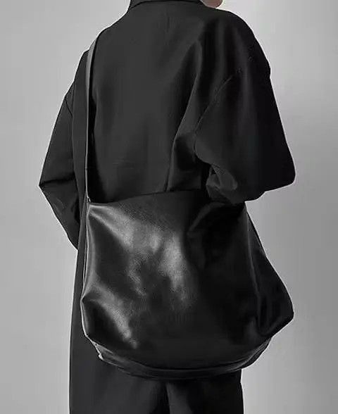 Japanese Brand Fashion y2k pu leather shoulder messenger bag vintage Size ONE SIZE - 4 Thumbnail