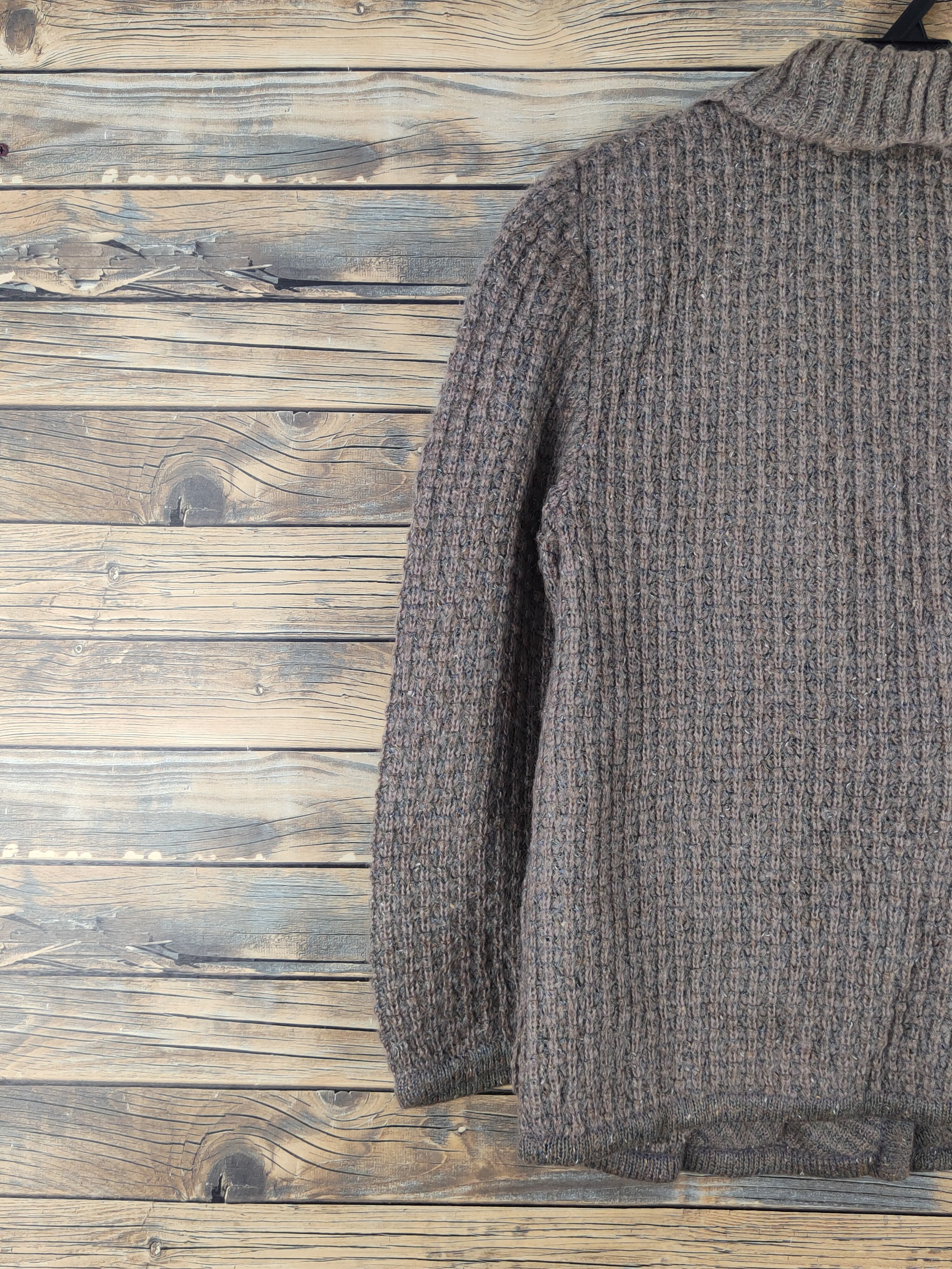 Vintage Cordier Brown Knitwear Cardigan #W1816 Size M / US 6-8 / IT 42-44 - 8 Thumbnail
