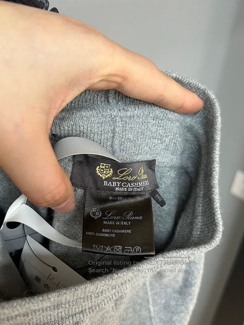 Loro Piana Loro Piana Cashmere Kids' Knit Sweatpants Size 24" / US 00 / IT 34 - 4 Thumbnail