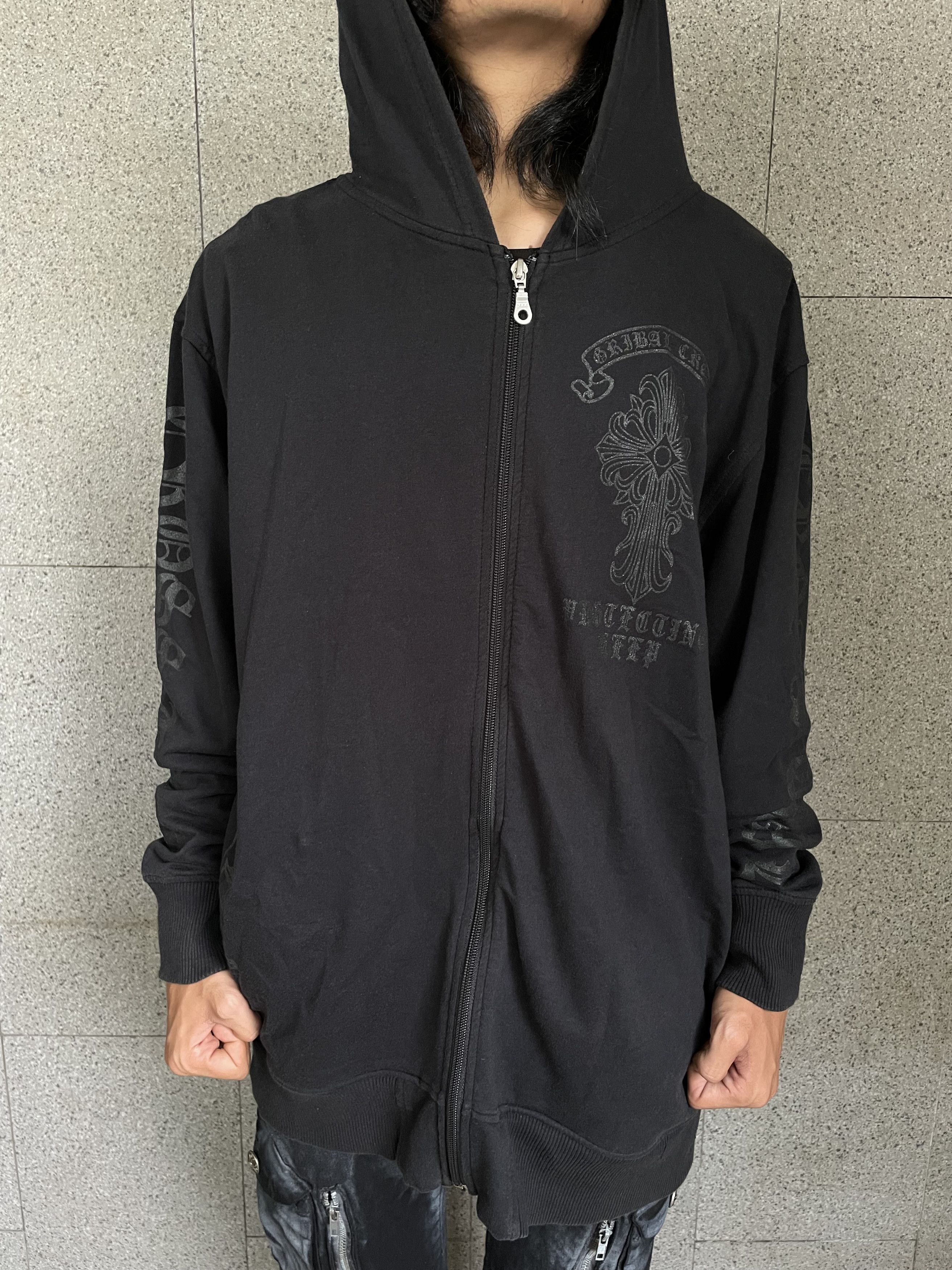 Defective Struct Y2K Defectif Struct Gothic Cross Tribal Full Zip Hoodie Size US XXL / EU 58 / 5 - 7 Thumbnail