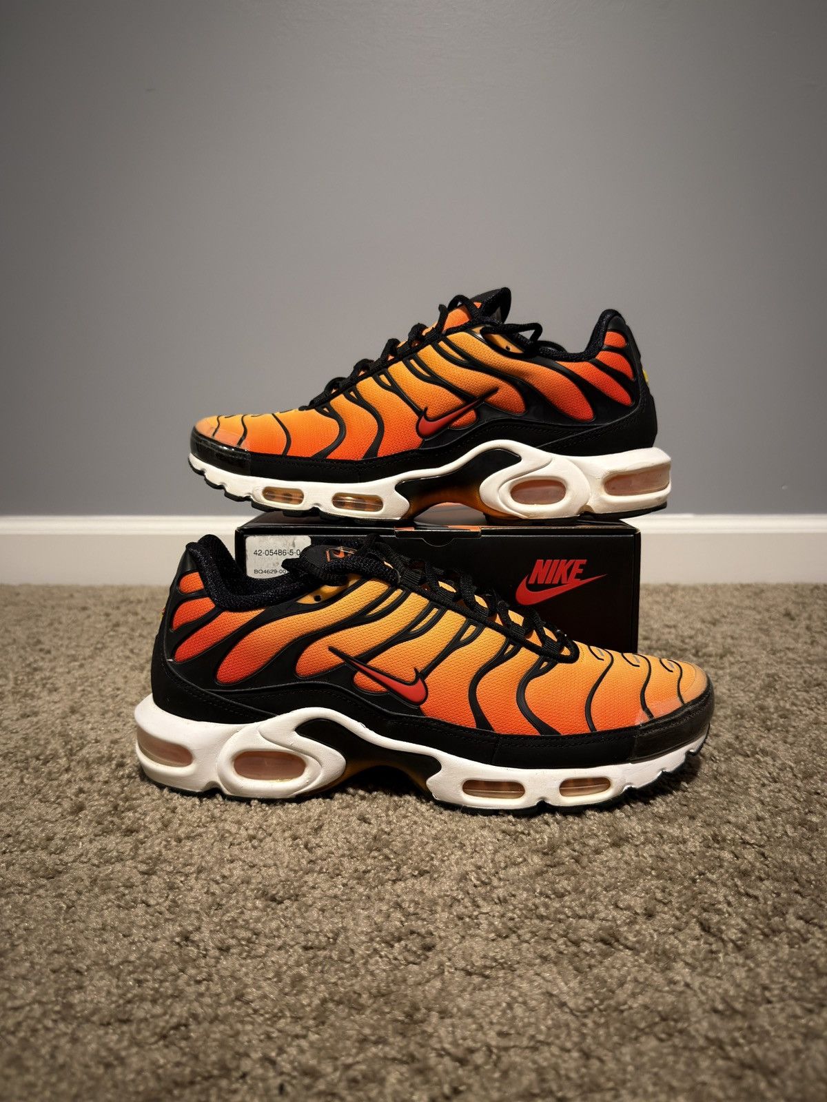 Nike 2018 Nike Air Max Plus TN OG “Pimento” Size US 10.5 / EU 43-44 - 2 Thumbnail