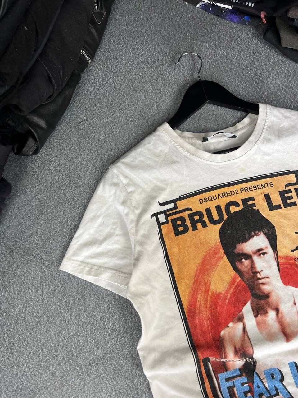 Dsquared2 Dsquared 2 Vintage Bruce Lee Graphic 3D T-Shirt Size US L / EU 52-54 / 3 - 2 Thumbnail