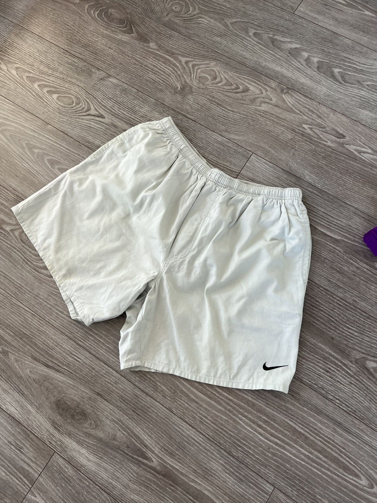 Nike VINTAGE ‼️ Nike knit Logo Summer 90s Black Tag Shorts Size US 36 / EU 52 - 5 Thumbnail