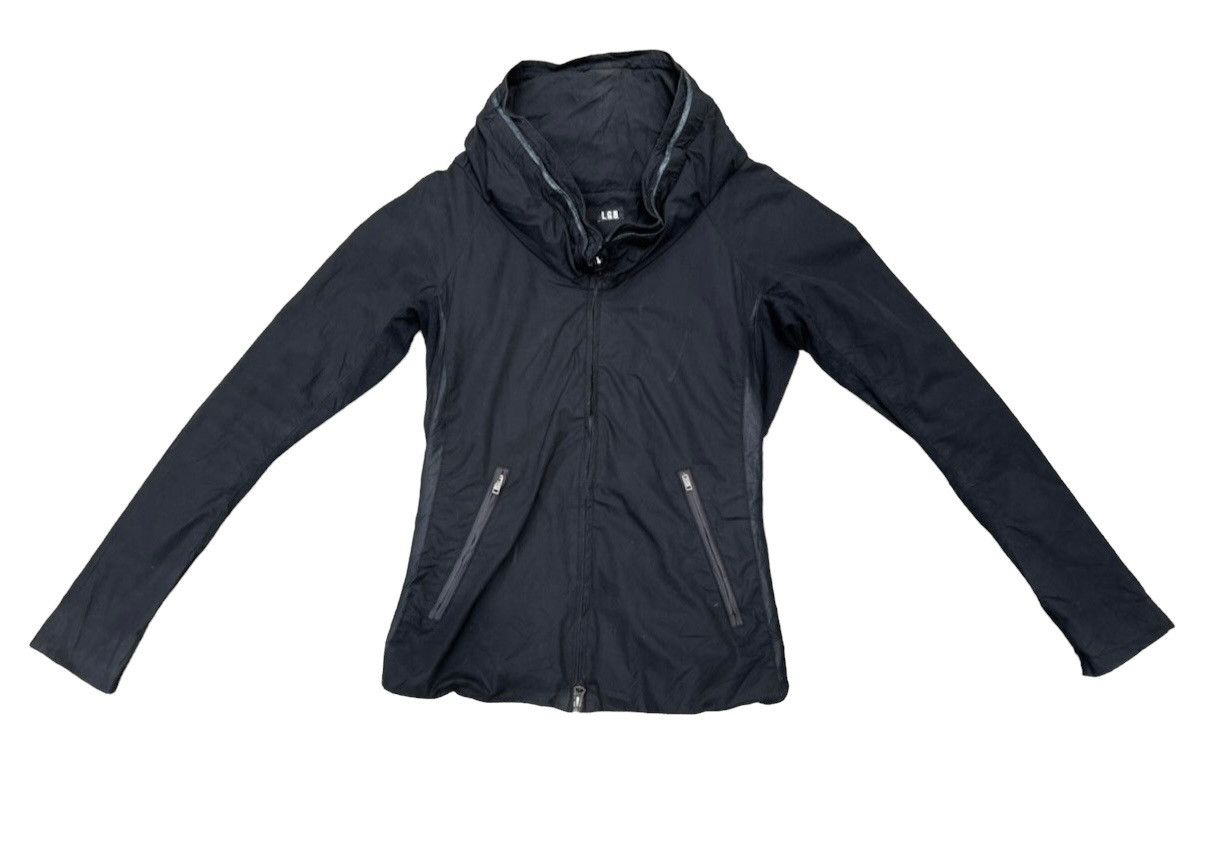 If Six Was Nine L.G.B. Distressed Hybrid Leather Hoodie Black Jacket Size US S / EU 44-46 / 1 - 1 Thumbnail