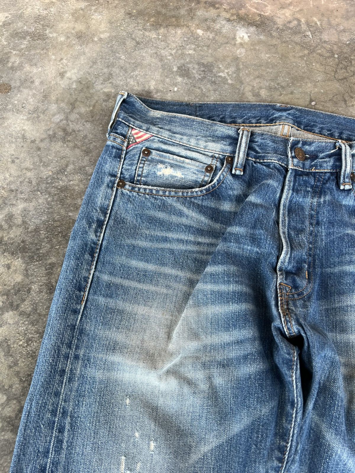 Denim & Supply Ralph Lauren Vintage Distressed Denim & Supply Ralph Lauren Jean Size US 32 / EU 48 - 11 Thumbnail