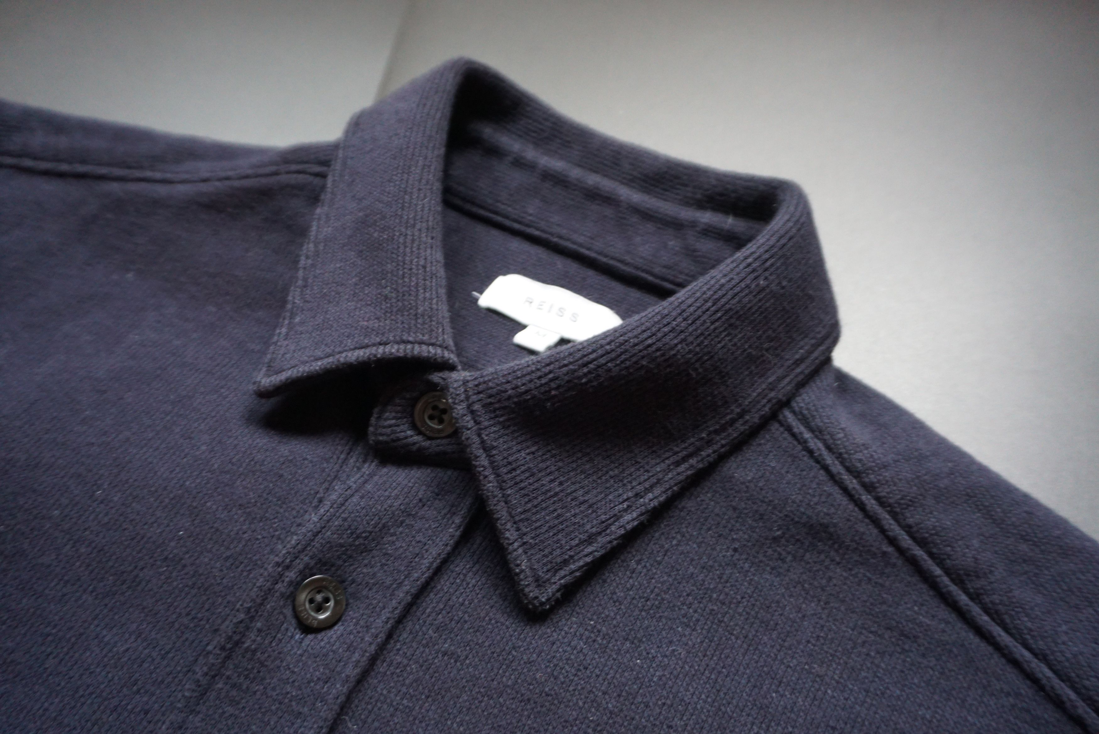 Other UK Reiss Scott shirt wool blend stretch slim fit casual top Size US M / EU 48-50 / 2 - 7 Thumbnail