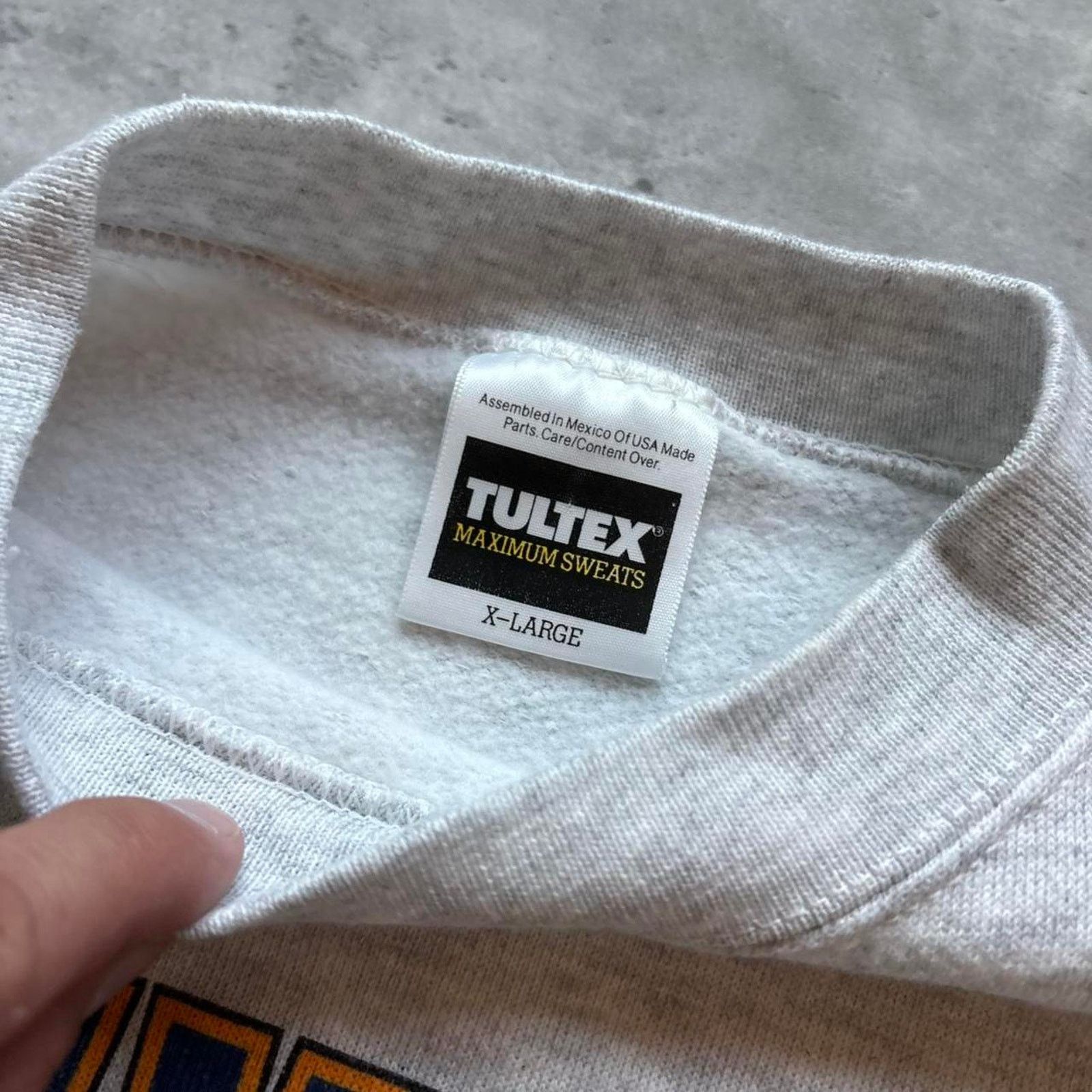 Tultex Vintage 1990s west virgina collegeuniversity Size US XL / EU 56 / 4 - 2 Thumbnail