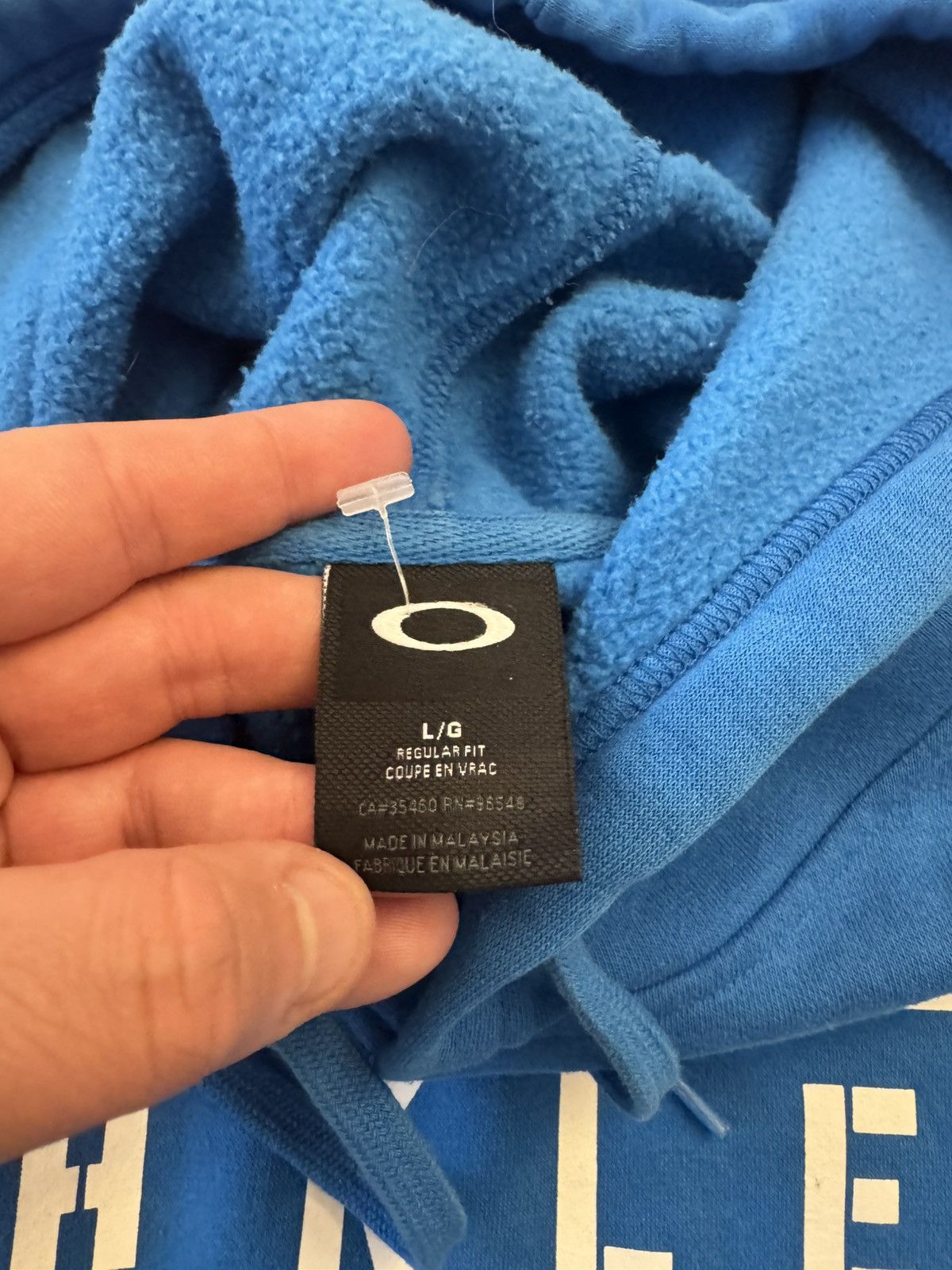 Japanese Brand × Oakley × Vintage 🔥Vintage Oakley Big Logo Hoodie/Oakley Logo Pullover Hoodie Size US L / EU 52-54 / 3 - 10 Thumbnail