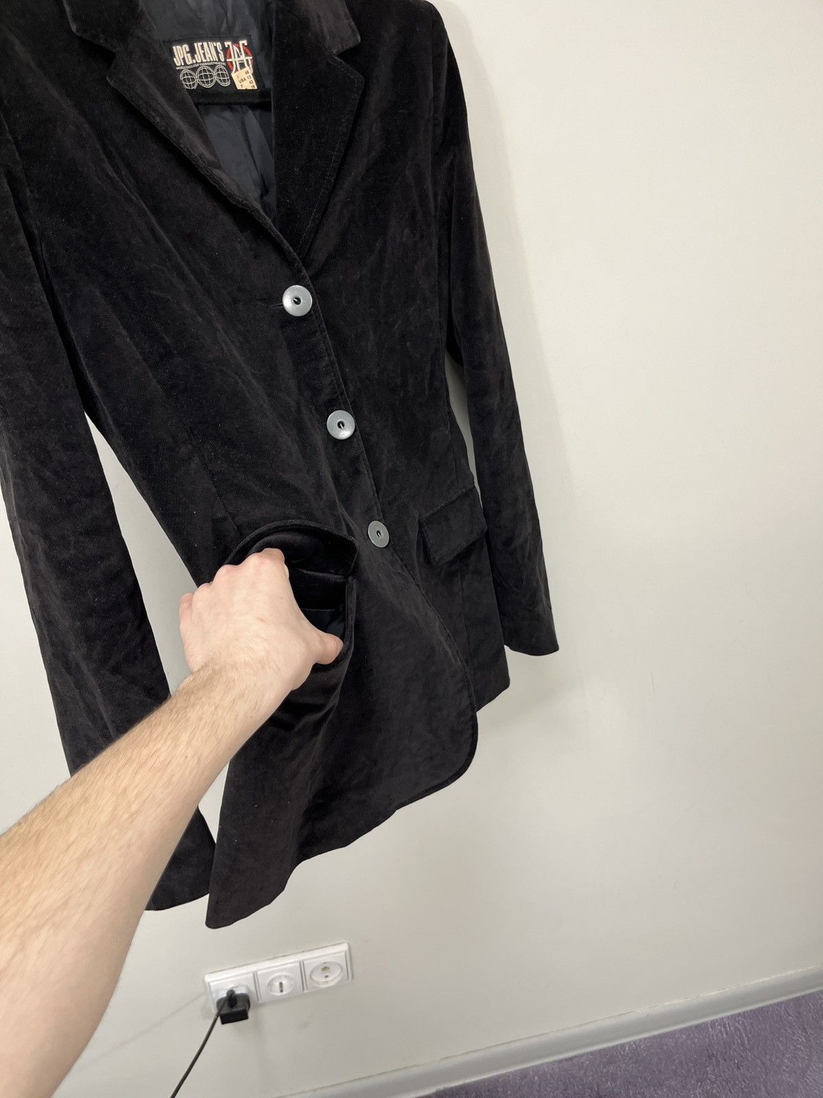 Jean Paul Gaultier Jean Paul Gaultier Velvet Vintage Rare Women’s Blazer Jacket Size L / US 10 / IT 46 - 10 Thumbnail