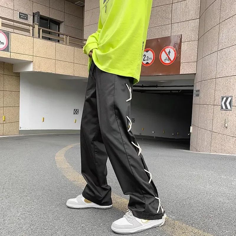Japanese Brand × Vintage Men's Fashionable Straight-Leg Loose-Fit Casual Pants Size US 33 - 2 Thumbnail