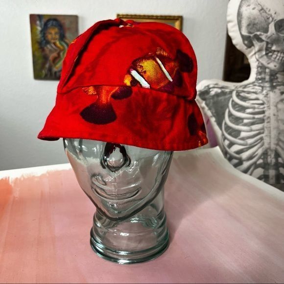 Kenzo VTG Kenzo Archive Goldfish Bucket Hat Size ONE SIZE - 1 Thumbnail