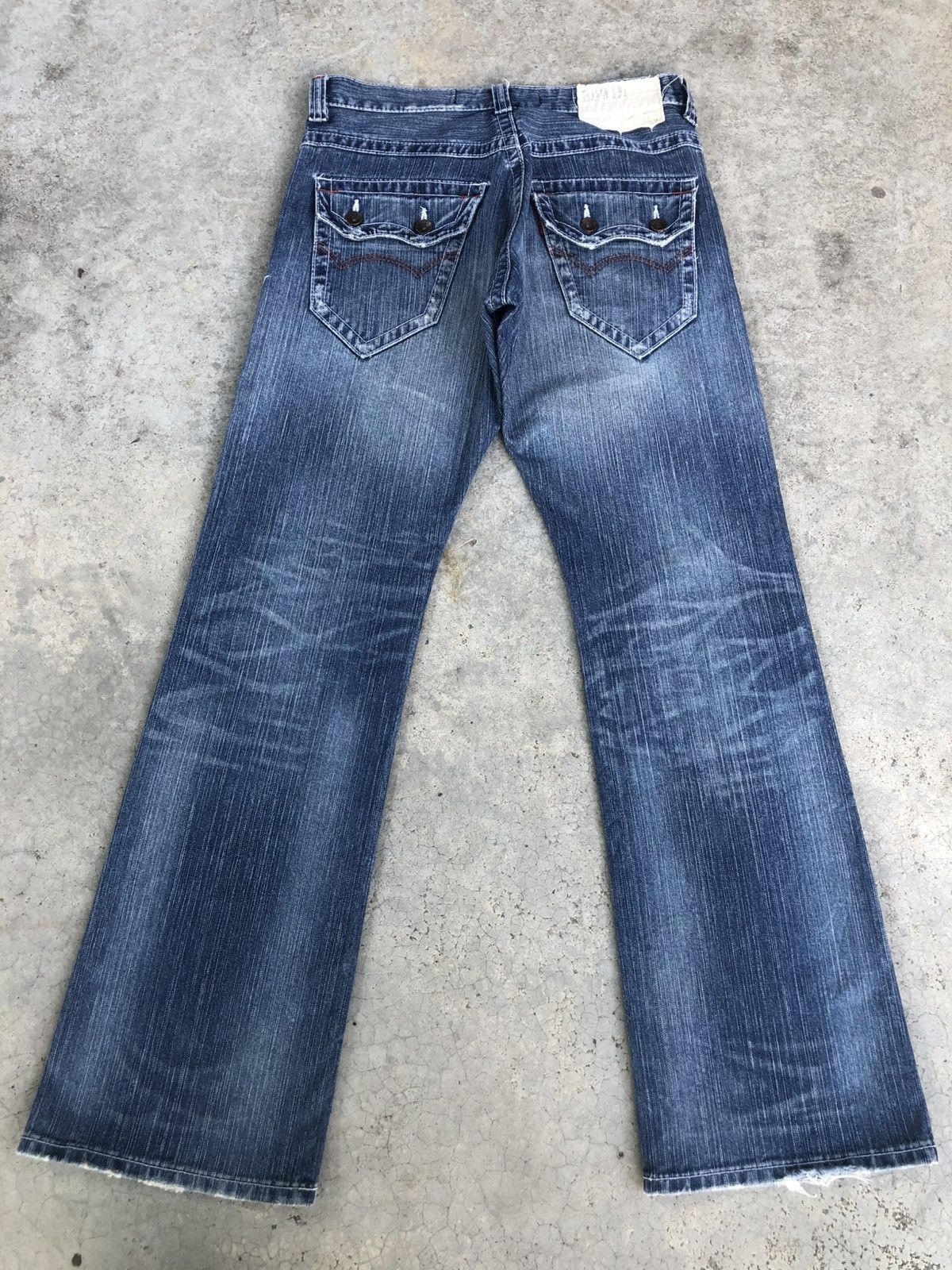Who Decides War Edwin XV Flared Jeans Bootcut Distressed Jeans Size US 33 - 2 Thumbnail