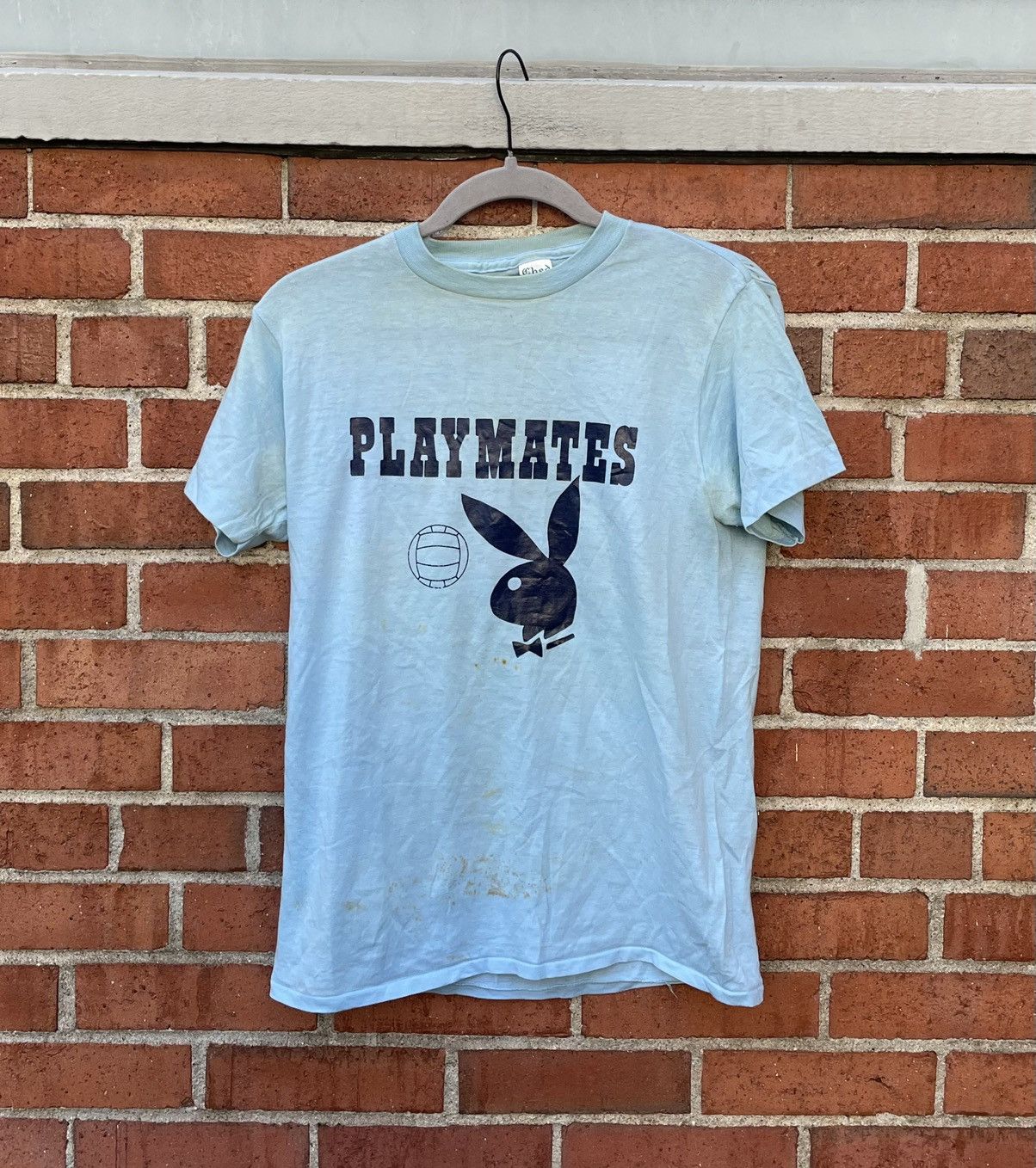 Vintage Rare VTG 70s/80 Ched Playboy Playmates Volleyball Paper thin Size US M / EU 48-50 / 2 - 1 Thumbnail