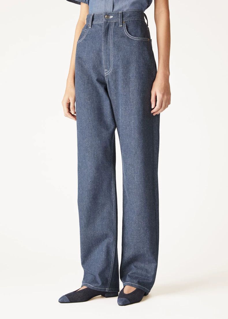 Loro Piana LORO PIANA Ms.Lang surges in blue silhouette jeans Size 29" - 8 Thumbnail