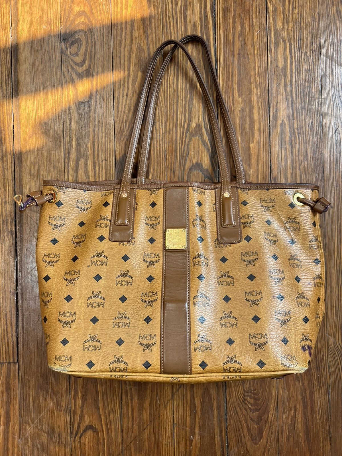 MCM Liz Reversible Shopper Tote Bag Purse Handbag