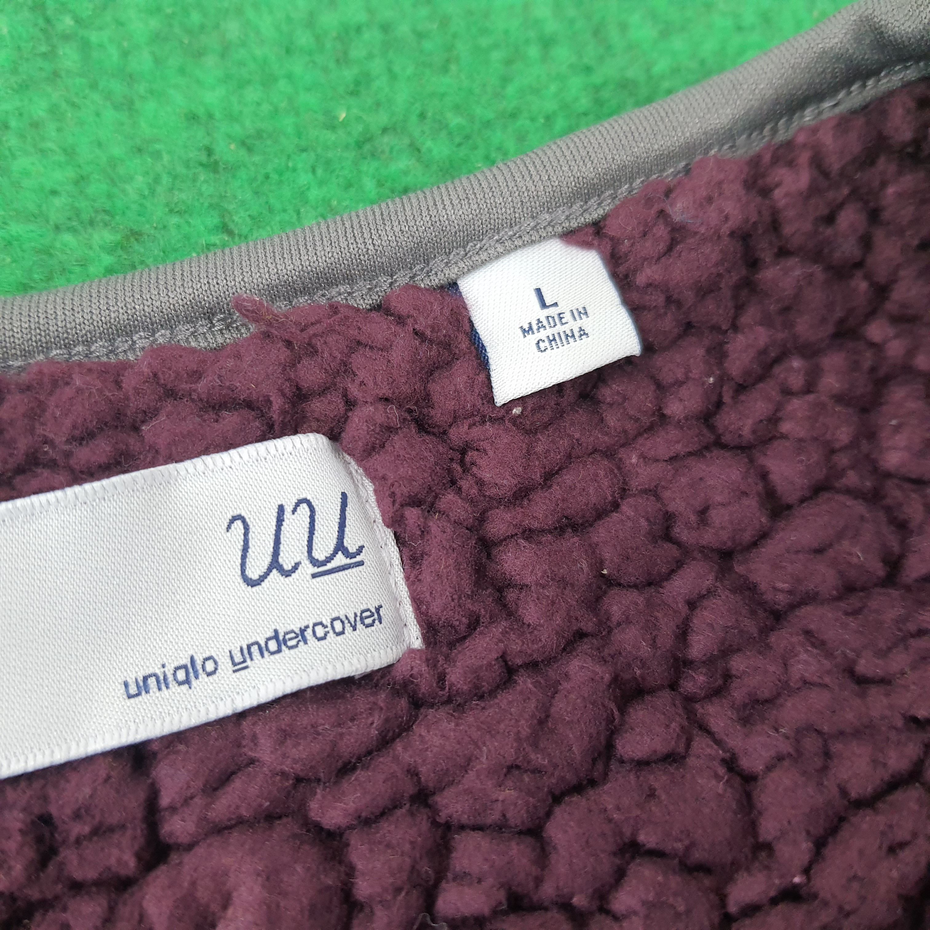 Japanese Brand × Vintage Vintage UU Uniqlo Undercover Custom Logo Fleece Jacket Size US L / EU 52-54 / 3 - 5 Thumbnail